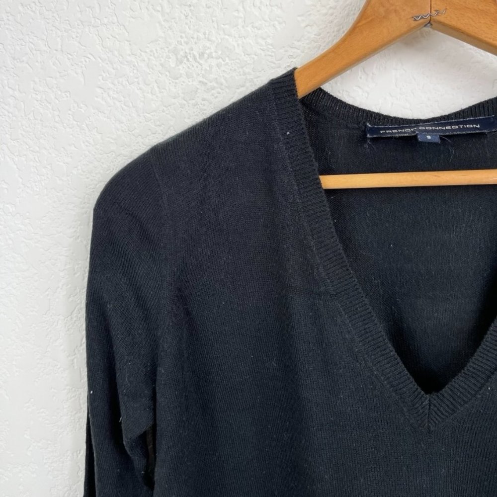 FCUK French Connection Hanky Hem Asymmetrical Sweater Jumper - Picture 3 of 5